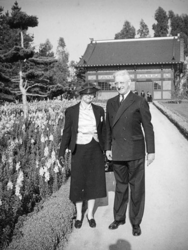 Mr. and Mrs. Jones, Bernheimer Estate, Pacific Palisades