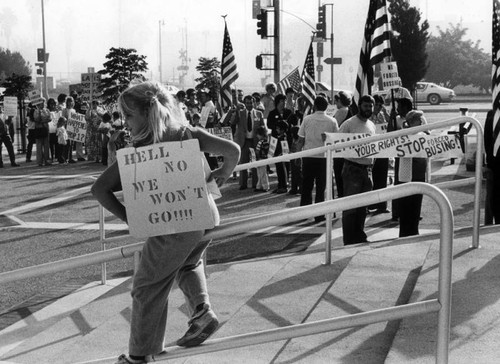 Anti-busing rally