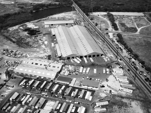 Flamingo Trailer Mfg. Co., Gardena, looking slightly southeast