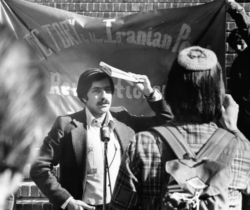 Iranian demonstration at UCLA