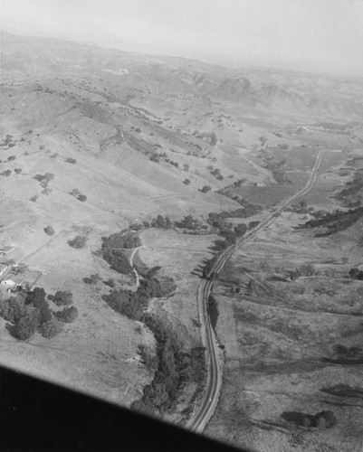 Mulholland Drive aerial