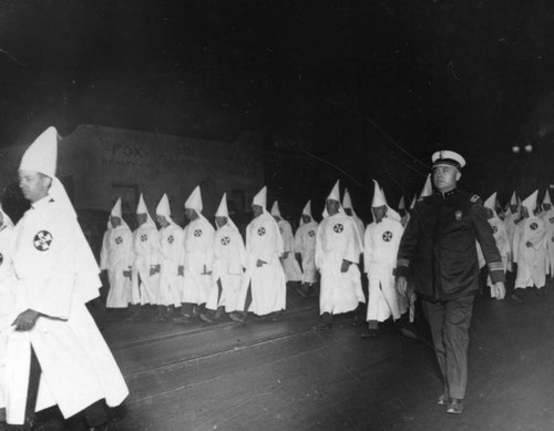 Ku Klux Klan march