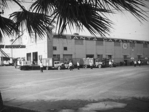 L. A. Harbor, uniformed employees at the Catalina terminal