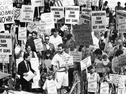 Gun restriction protest