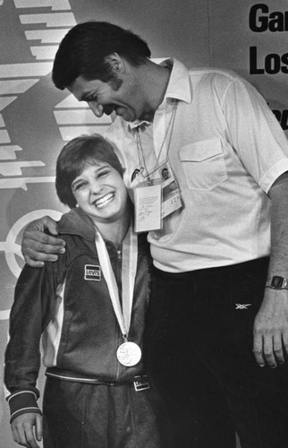 Mary Lou and coach Bela Karolyi