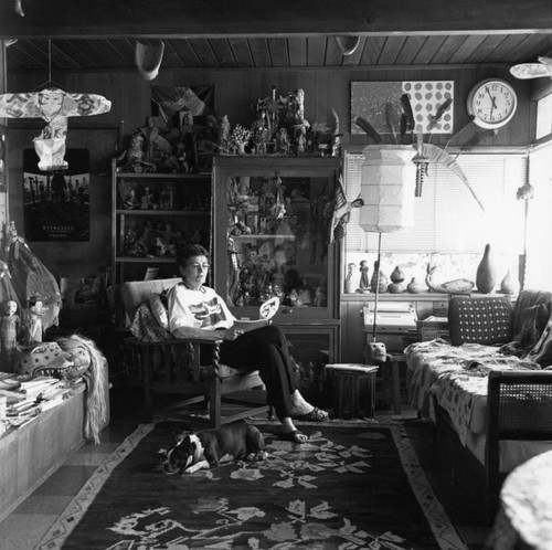 Nancy Webber at home in San Pedro