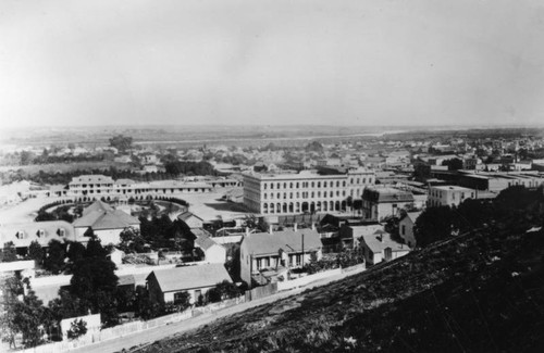 View of the Plaza from a hill