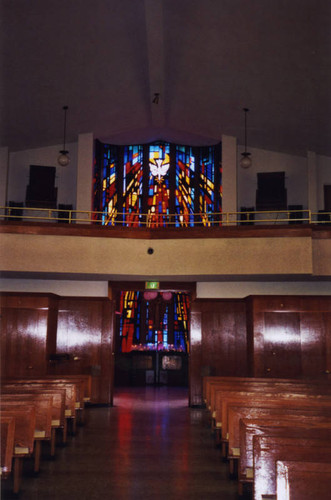 Divine Saviour Catholic Church stained glass windows