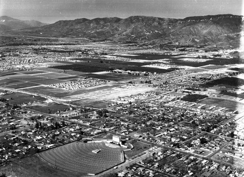 Baseline Drive-In, Highland, looking northwest