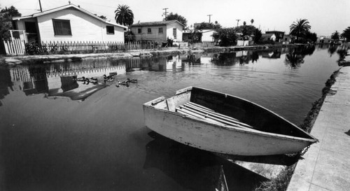 Sherman Canal facing eastward