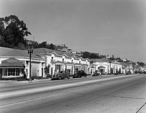 Sunset Strip looking north-east