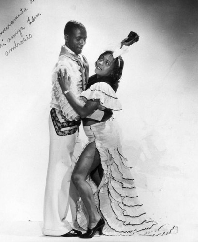 Couple in Latin costumes, Culver City