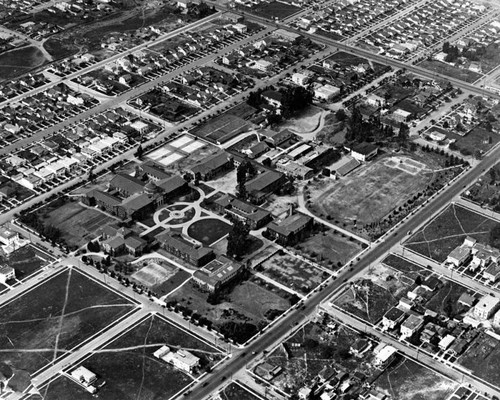 East Hollywood, aerial view