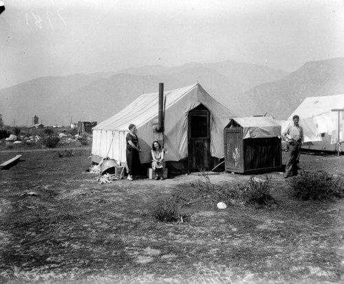 San Gabriel Canyon squatters