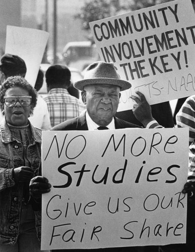 Protesting LAPD deployment practices