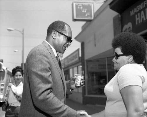 Wilson Riles campaign trail