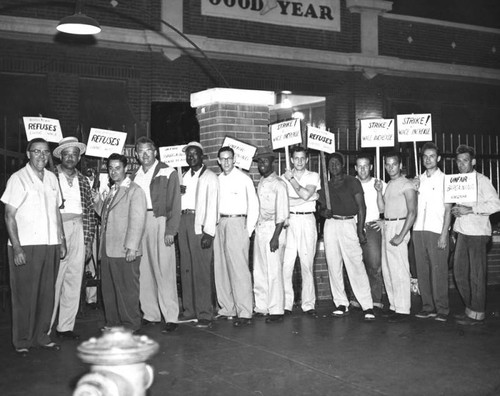 L.A. Goodyear workers join nationwide strike