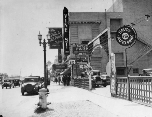 Vine Street Theatre, 1929