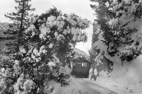 Trolley car at Granite Gate