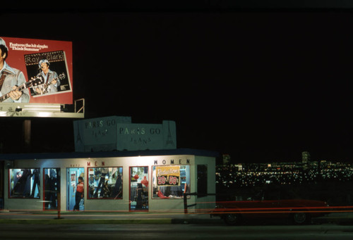 Sunset Strip at night