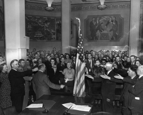 County supervisors take oath