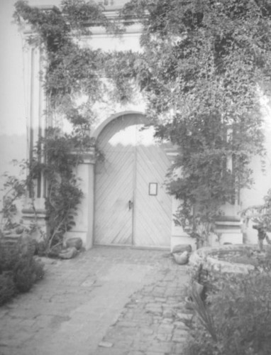 Door from the garden, Mission San Luis Rey, Oceanside