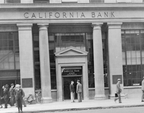 California Bank, head office