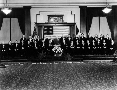 Installation of the Board of Court "Gloria", group photo