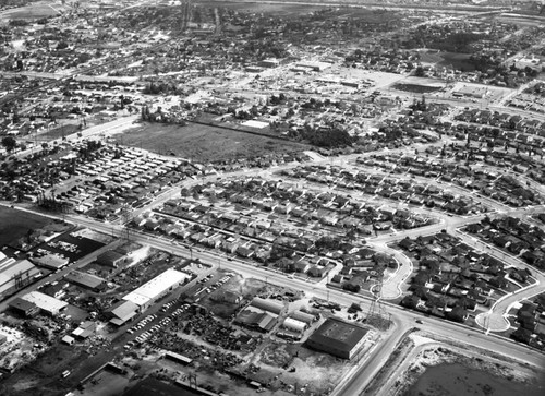 Pico Rivera, looking southeast