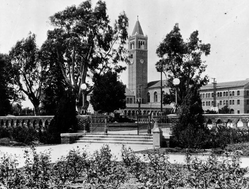 Scenic view of Mudd Memorial Hall, U.S.C