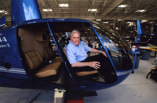 Robinson Helicopter Company founder, Frank Robinson