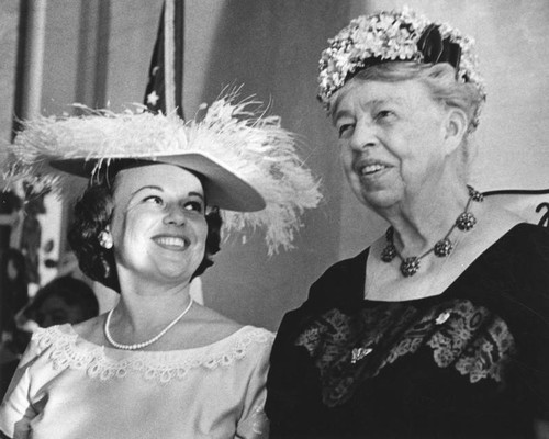 Eleanor Roosevelt at luncheon of Women's American ORT