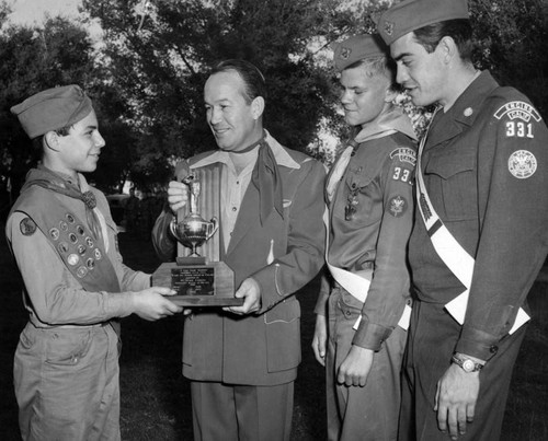 Scouts awarded Mayor's trophy