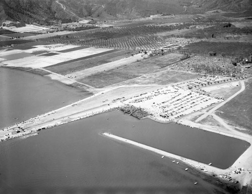 Lake Elsinore, Riverside County, looking west