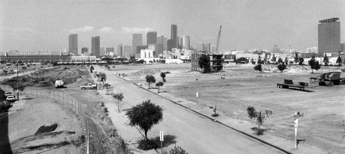 Vacant lot next to Los Angeles Convention Center