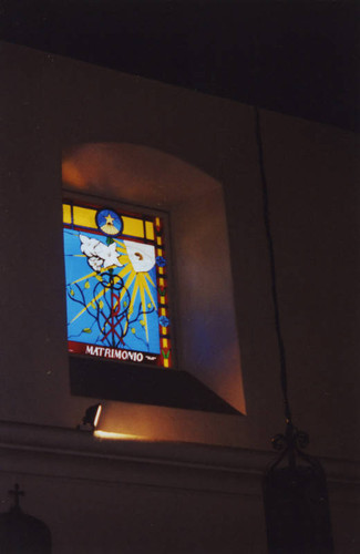 Holy Family Catholic Church, "Marriage" stained glass