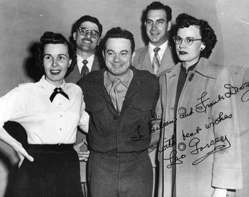 Group photo with Leo Gorcey