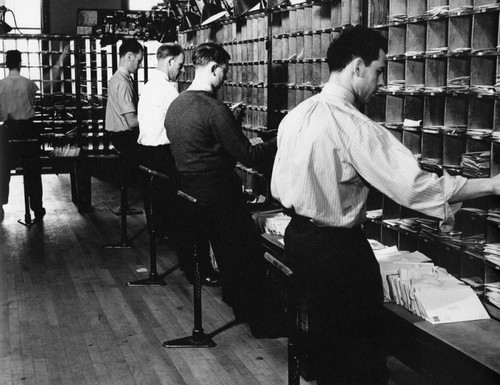 Mail sorters or processors, Post Office Terminal Annex