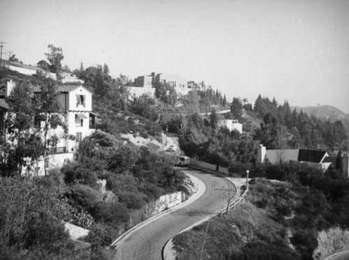 View of Los Feliz Hills