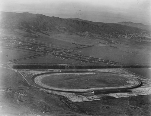 Beverly Hills Speedway, aerial view