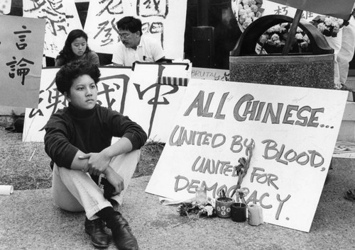 Chinese protest Chinese Government crackdown