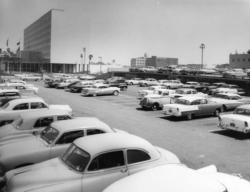 Parking lot, a view