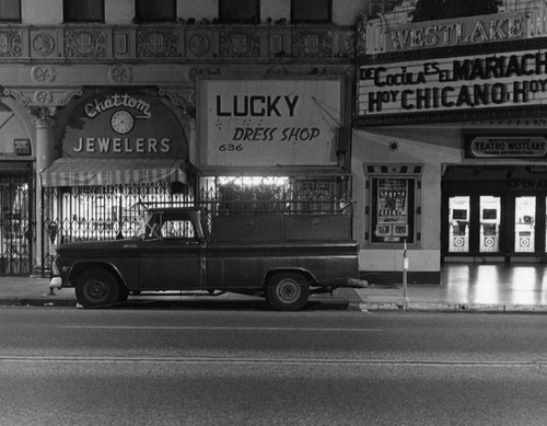 Exterior marquee of Westlake Theatre