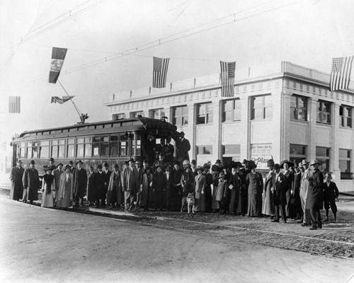 First street car in Van Nuys