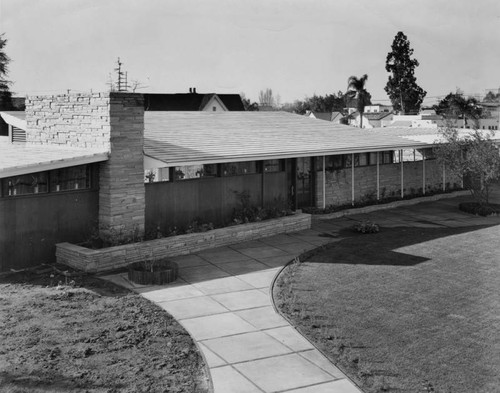 Exterior of new house