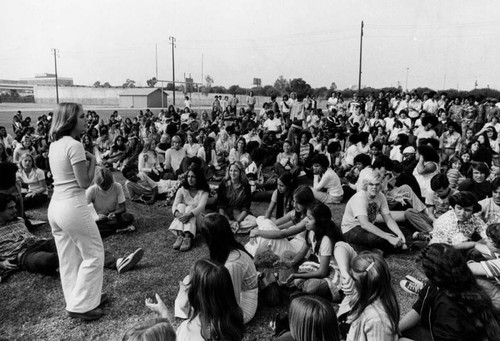 Lennox High School rally