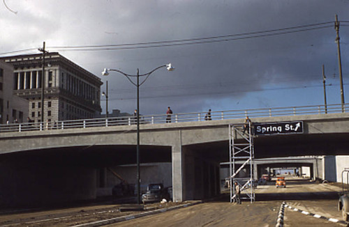 Civic Center from Santa Ana Freeway/US 101