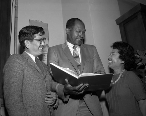 Tom Bradley and Kitty Anderson