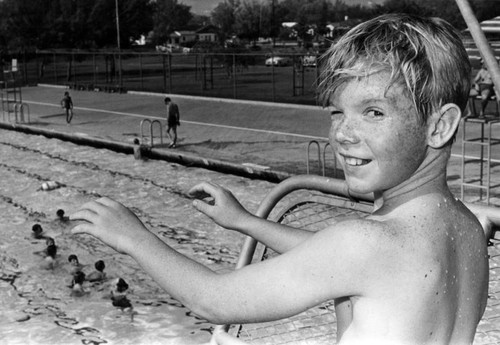 Youth gets into swim of things