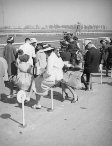 Hollywood Park track side seats